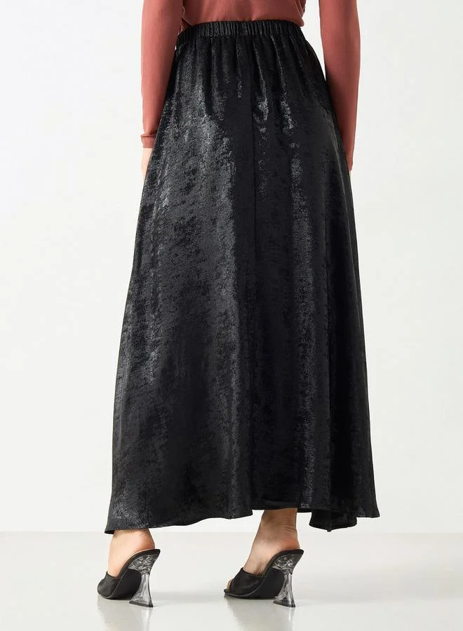 2Xtremz 2Xtremz Textured A-line Maxi Skirt