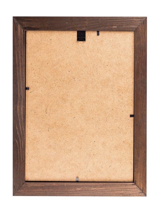 Woodside Rustic Wooden Picture Frame 11x14 Inch - Natural Solid Eco Distressed Wood for Wall Mounting Photo Frame - Brown Wenge - Image 2