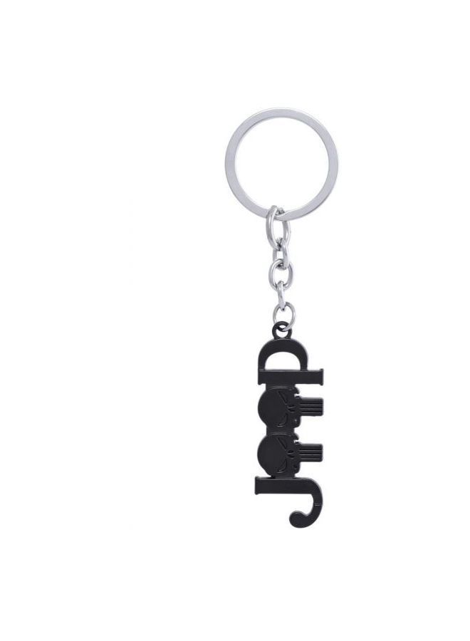 NIBEMINENT Zinc Jeep With Skull Emblem Keychain