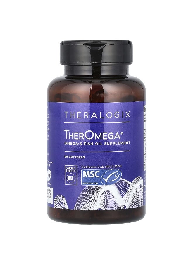 Theralogix Theralogix, TherOmega, 90 Softgels  - Image 1