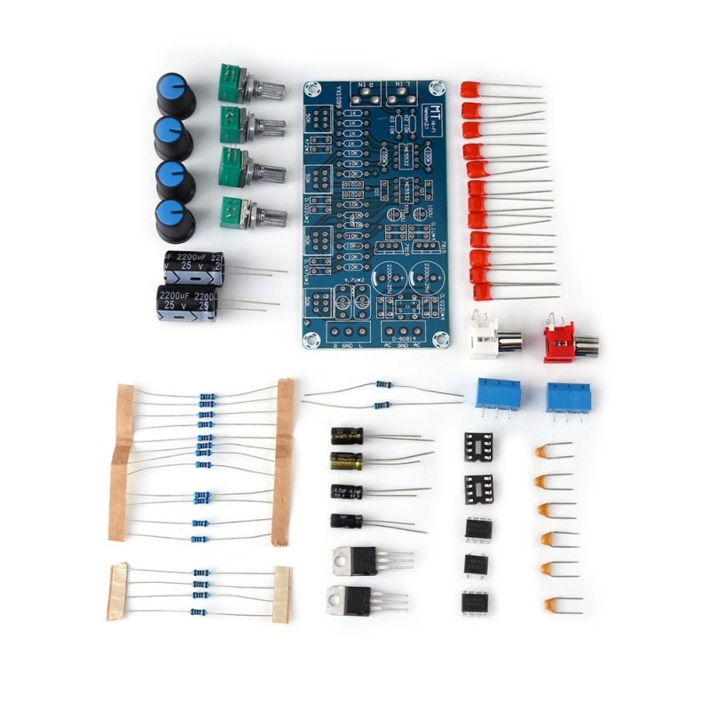 Full Bridge Rectifier Pre-Amplifier Board DIY Set 110mm x 54mm AC Double 15V - High Conversion Rate Chip for Home Audio Systems - Image 1