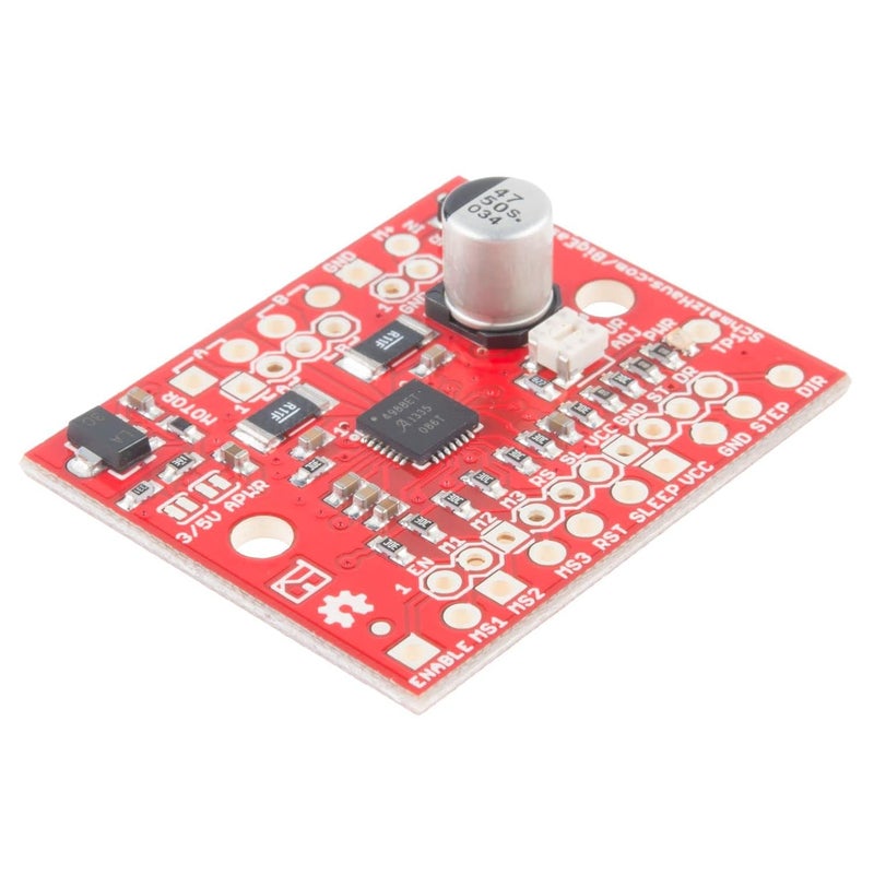 Spark Fun Big Easy Driver Stepper Motor Driver Board for bi-Polar Stepper Motors up to a max 2A/Phase Maximum Motor Drive Voltage of Around 30V Includes on-Board 5V/3.3V Regulation Allegro A4988 Chip - Image 1