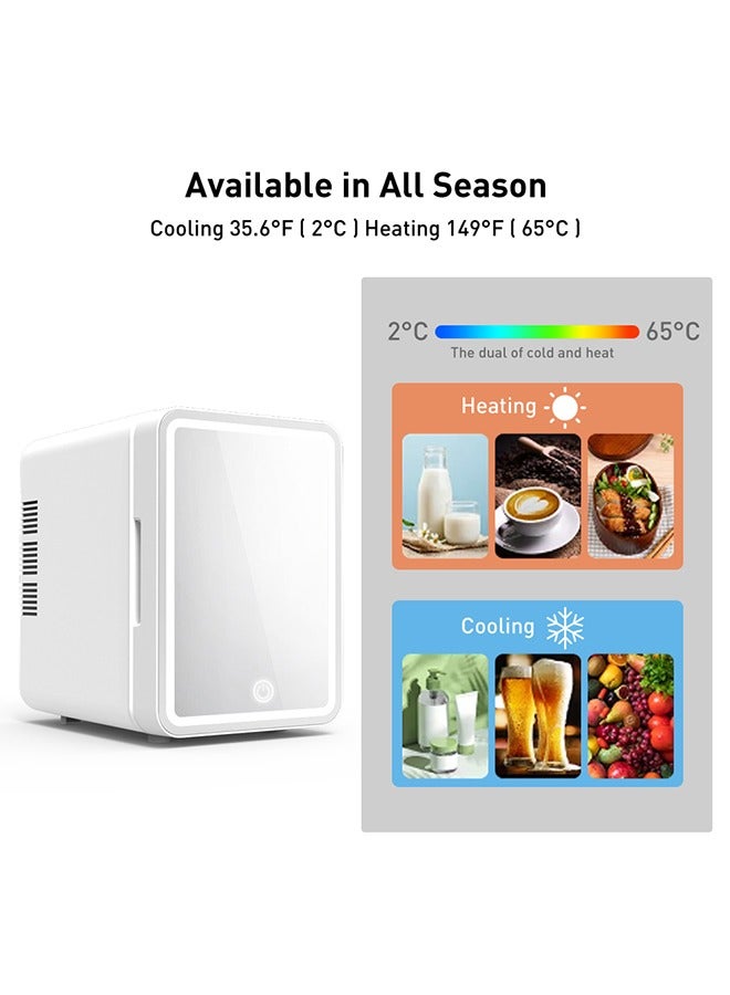 CozyNest Mini Fridge 4 Litre Skin Care Refrigerator with Touch Screen Temperature Control Small Refrigerator Office Dormitory and Car - Image 3