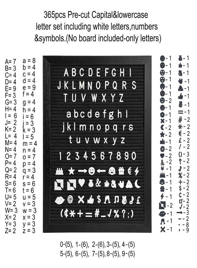 G GAMIT Letters Set - Pre-Cut 365pcs 0.75" Both Capital and Lowercase Letters Only (No Board Included) - Image 2
