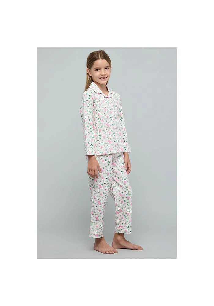 أر أند بي Printed Lapel Collar Pyjama Set
