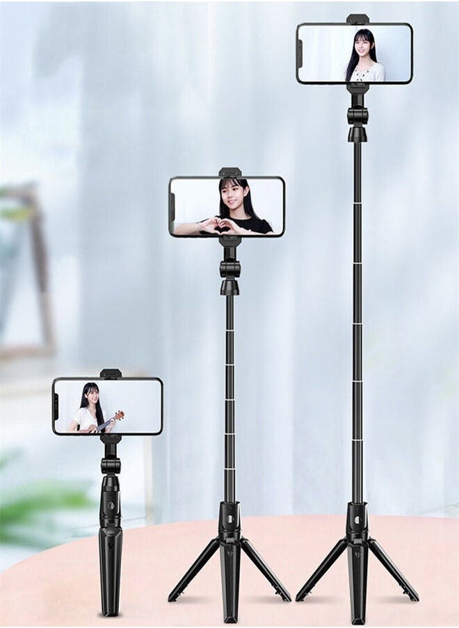 ELTRAZONE - K21 Foldable Wireless Selfie Stick Tripod Wireless Bluetooth Selfie Stick Handheld Gimbal Tripod With Remote Control For IOS And Androids - Image 1