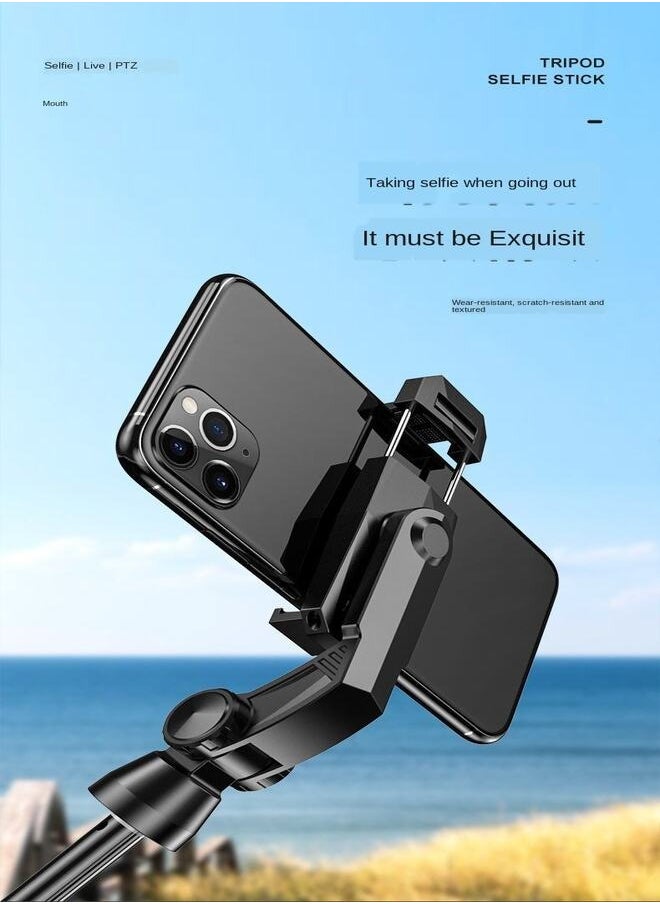 ELTRAZONE - K21 Foldable Wireless Selfie Stick Tripod Wireless Bluetooth Selfie Stick Handheld Gimbal Tripod With Remote Control For IOS And Androids - Image 1
