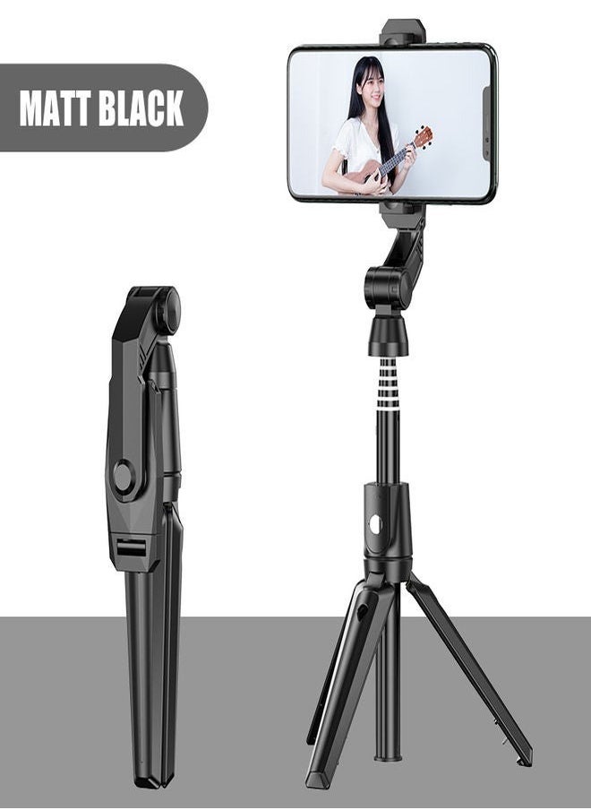 ELTRAZONE - K21 Foldable Wireless Selfie Stick Tripod Wireless Bluetooth Selfie Stick Handheld Gimbal Tripod With Remote Control For IOS And Androids - Image 1