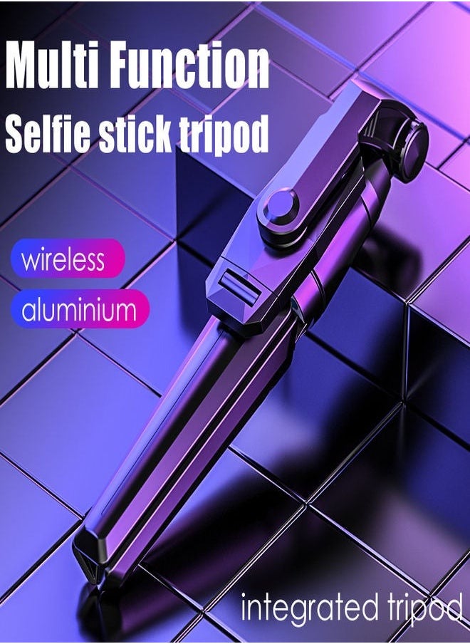 ELTRAZONE - K21 Foldable Wireless Selfie Stick Tripod Wireless Bluetooth Selfie Stick Handheld Gimbal Tripod With Remote Control For IOS And Androids - Image 1