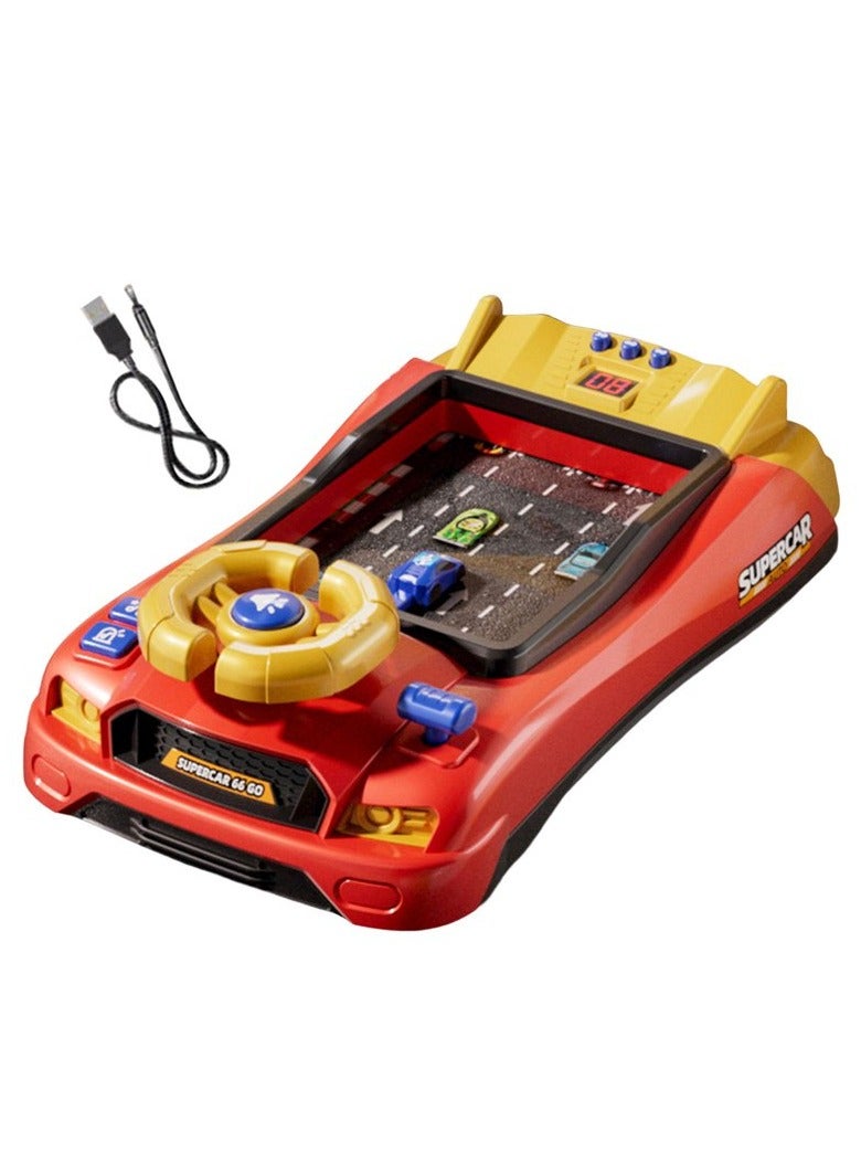 BABYCARA Steering Wheel Toy Car Interactive Driving Kids Gift Educational Learning Musical Sounding with Time  - Image 1