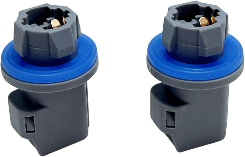 قطعتان من مقبس ضوء لوحة الترخيص، قابس مصباح الفرامل الخلفي F81Z13411AA متوافق مع Escape، Expedition، Explorer، F-150، F-250، F-350، Fiesta، Focus، Fusion - Image 1