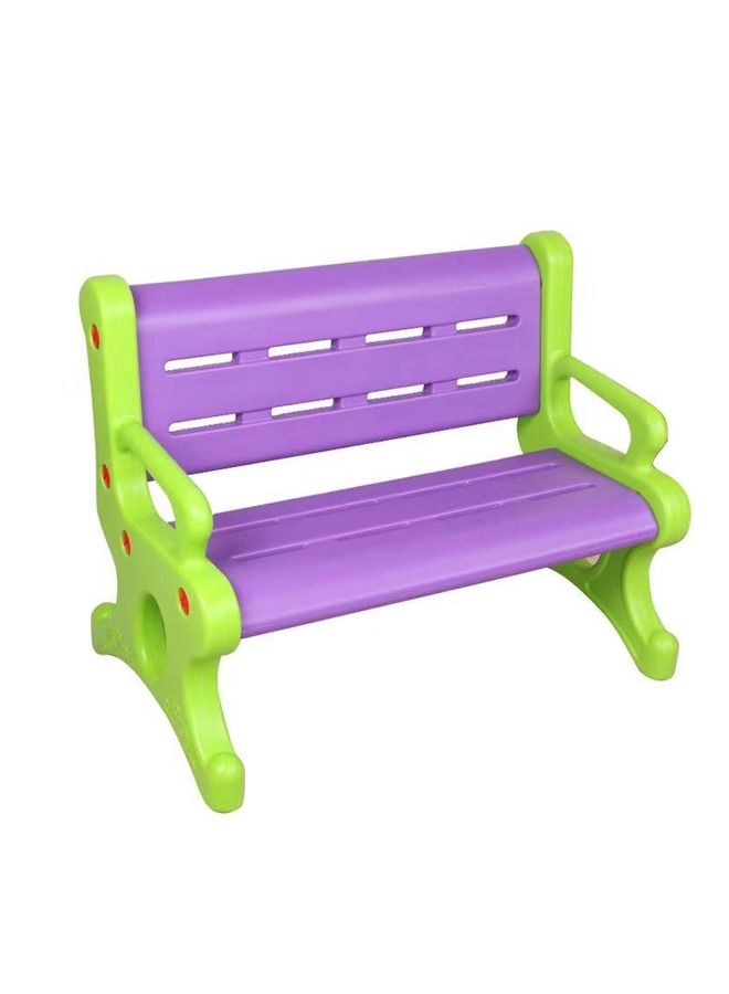 جساي تويز أطفال ملونين مقاعد حديقة بلاستيكية كرسي غرفة لعب - Image 1