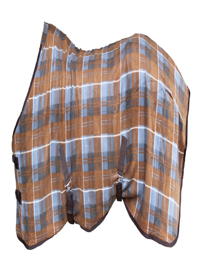 تشالنجر بطانية تبريد من الصوف القطبي للخيول مقاس 68 بوصة، تمتص الرطوبة، بطانة شتوية 43EE12 - Image 1