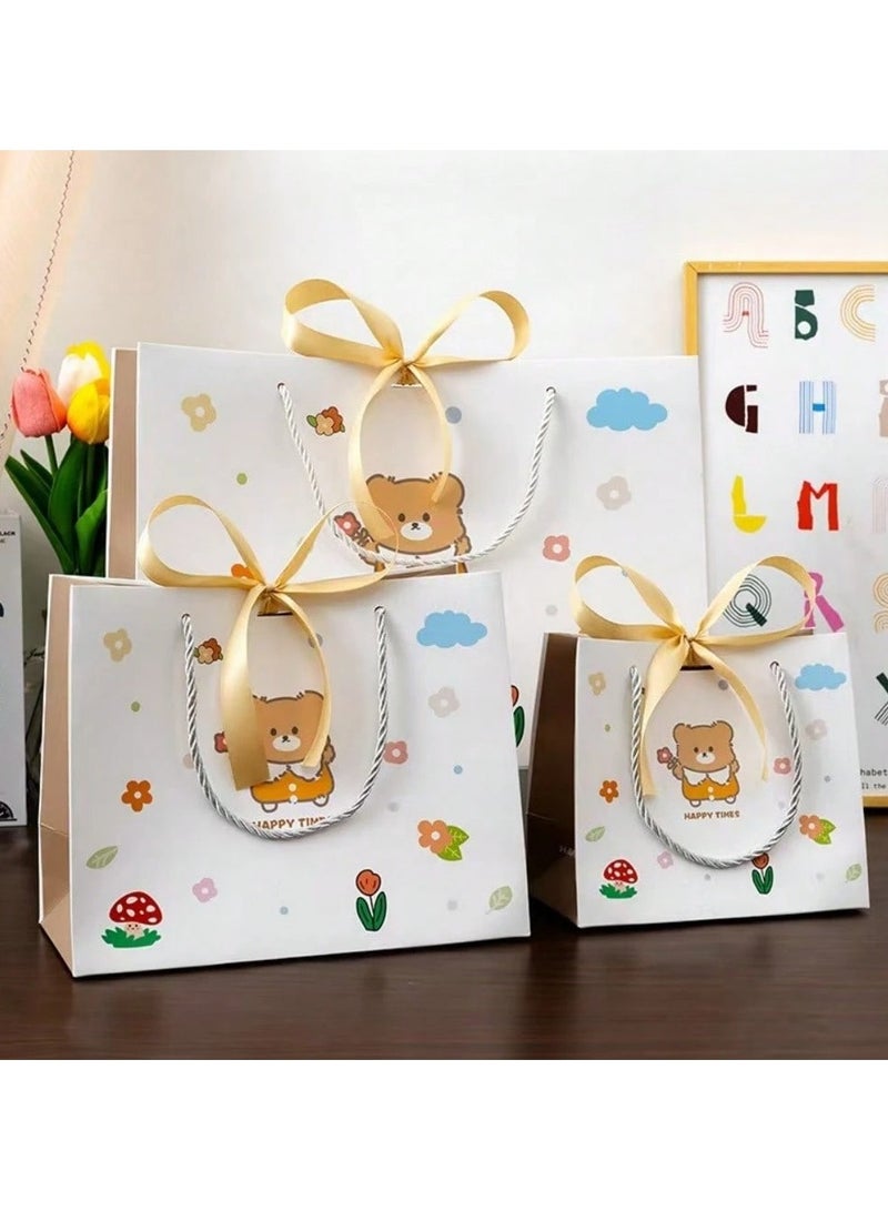 Generic Paper Gift Bags Consisting Of 3 Pieces In Three Sizes, Large, Medium And Small, Suitable For Birthday Parties And Special Occasions. - Image 1