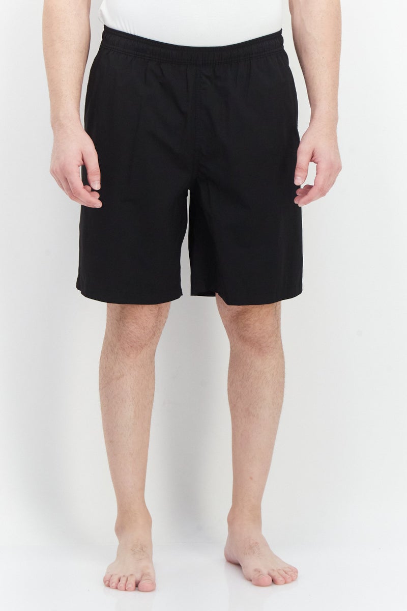 Kirkland Signature Men Plain Swim Shorts, Black  - Image 1