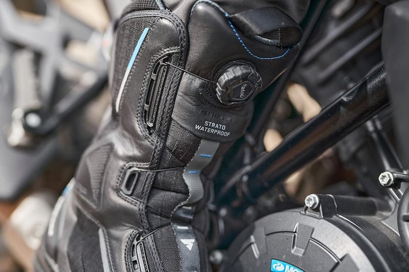 SHIMA Strato Men WP Waterproof Motorcycle Boots - Lightweight Biker Riding Boots with Ankle Protection - Image 2