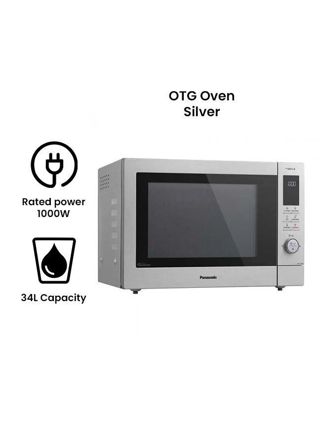 Panasonic Stainless Steel Microwave Oven 34 L NN-CD87KSKPQ Silver - Image 2