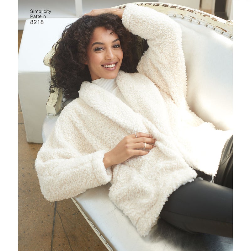 Simplicity 8218 Easy to Sew Women's Lined Coat and Vest Sewing Pattern, Sizes XS-XL - Image 4