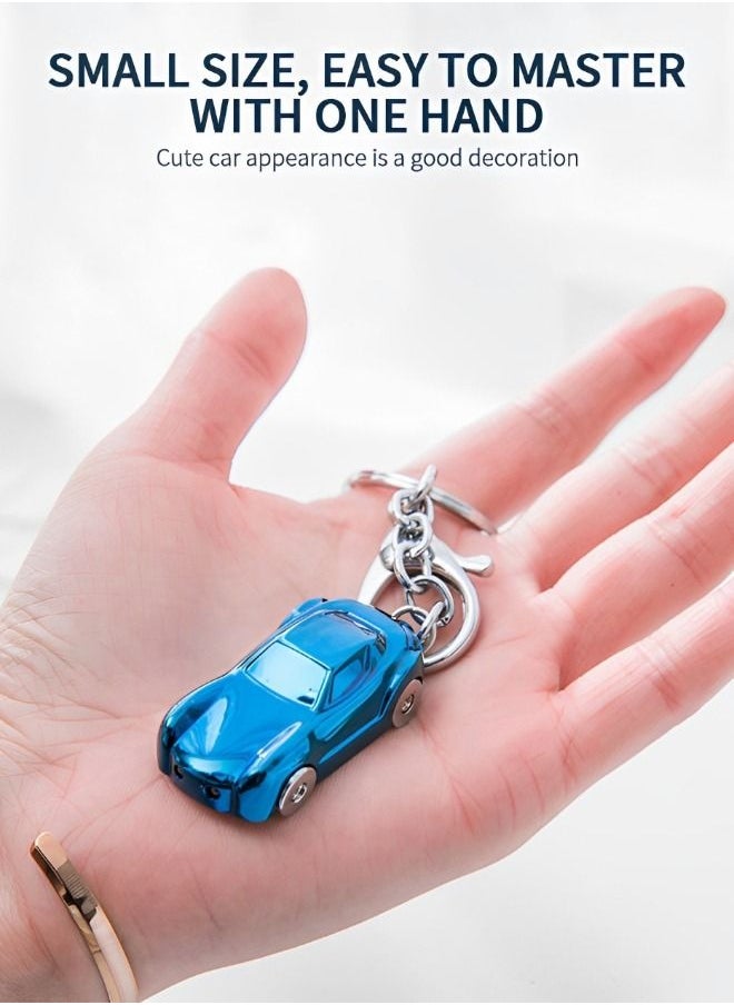 GROIC Creative Key Chain Car Keychain Flashlight with LED Lights,Creative Car Key Holder Flashlight,2 in 1 Cute Car Key Chain Ring,Auto Supplies  - Image 5
