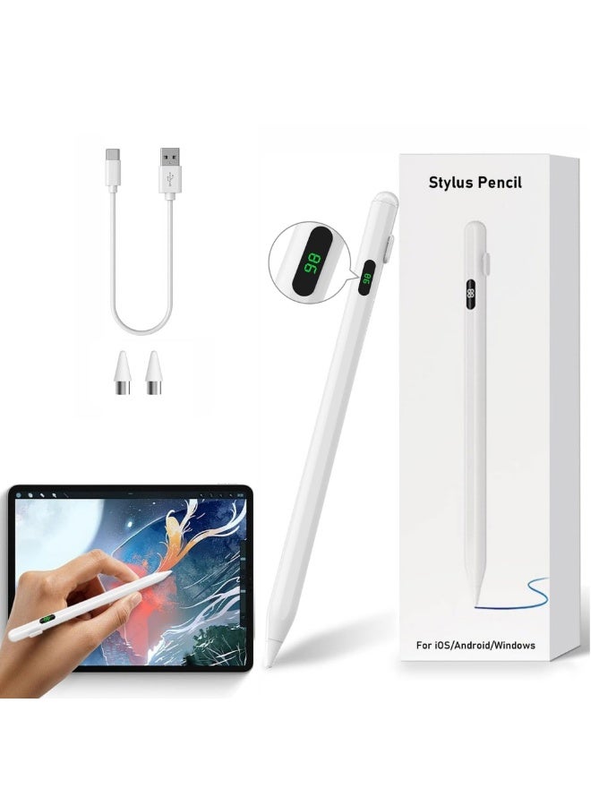 Stylus Pen for Touch Screen, Active Universal Stylus Pen Compatible with  iPad / Smartphone, with Power Display - Image 1