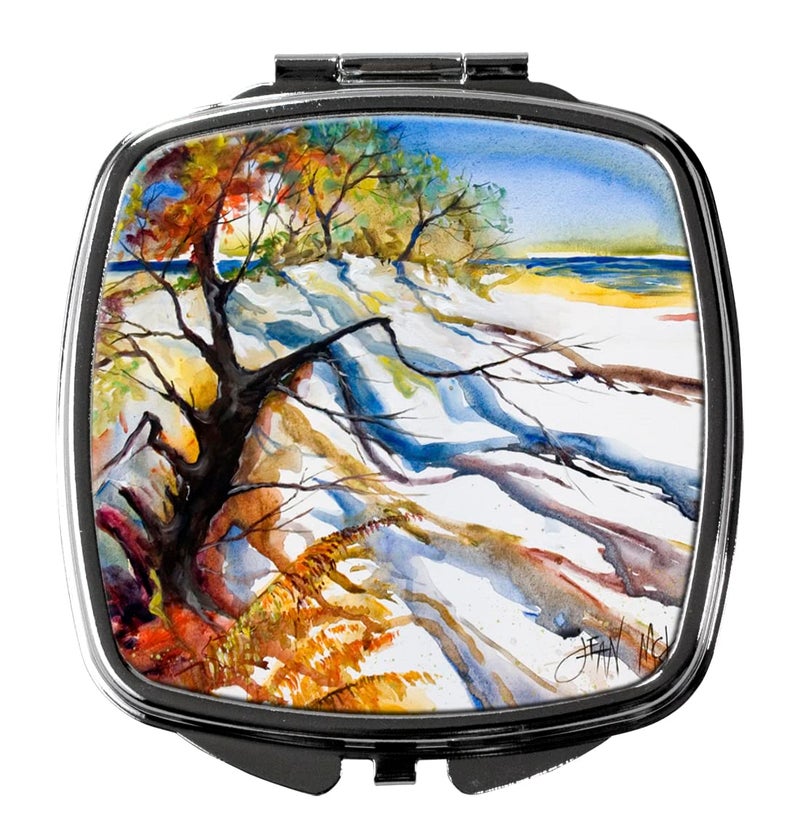 Caroline's Treasures JMK1272SCM Sand Dune Compact Mirror Decorative Travel Makeup Mirror for Women Girls Gifts Pocket Makeup Mirror Folding Handheld - Image 1