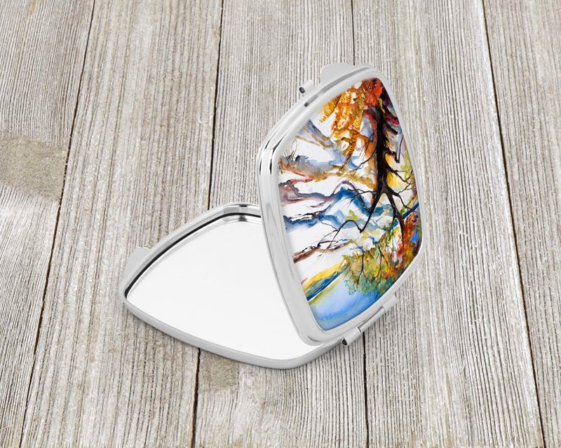 Caroline's Treasures JMK1272SCM Sand Dune Compact Mirror Decorative Travel Makeup Mirror for Women Girls Gifts Pocket Makeup Mirror Folding Handheld - Image 2