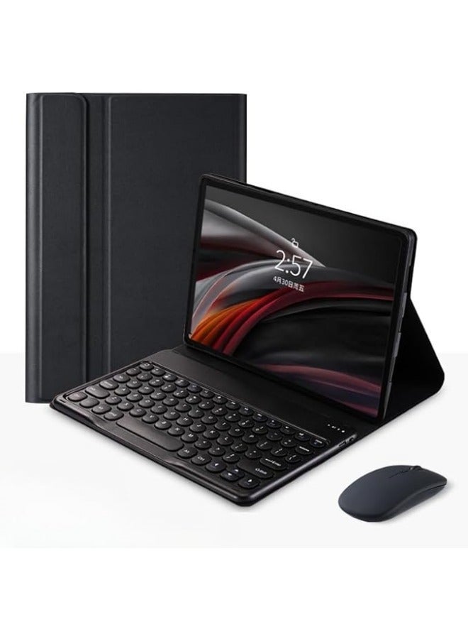 حافظة لوحة المفاتيح لجهاز شاومي الوسادة 6/6 برو 11.0 بوصة اللوحي ، فتحة القلم غير مرئية غطاء مع مفتاح دائري لطيف انفصال والماوس