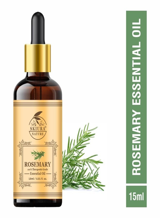Skiura nature Rosemary Essential Oil for Hair Growth, Hair Fall Control, Hair Nourishment & Strengthen and Skin Care- Rosemary Oil 15 ML - Image 5