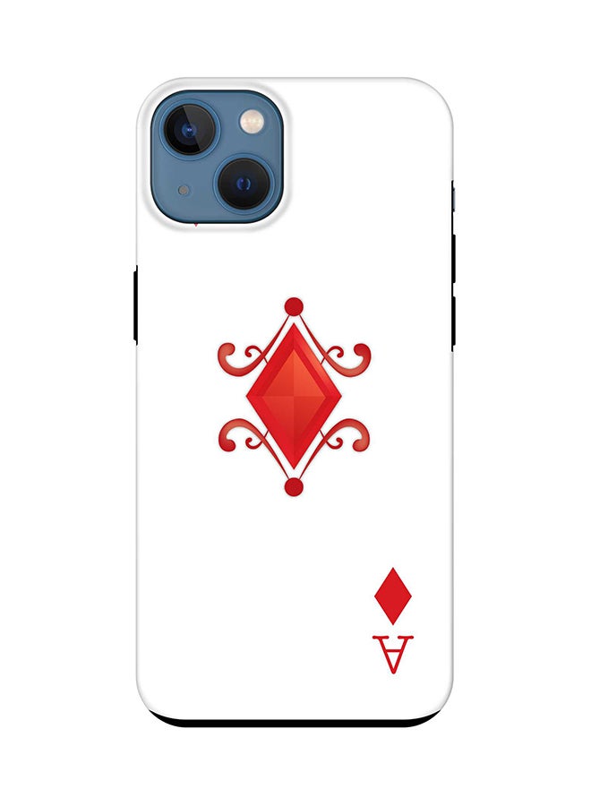 Stylizedd Tough Pro Series Case for Apple iPhone 14 Plus Case Dual Layer hybrid PC & TPU Customized Mobile Cover Shield with inner TPU protection Matte Finish - Ace Of Diamonds