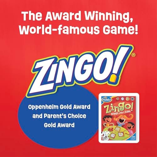 ThinkFun Zingo Bingo Award Winning Preschool Game for Pre-Readers and Early Readers Age 4 and Up - One of the Most Popular Board Games for Boys and Girls and their Parents (97700) - Image 2