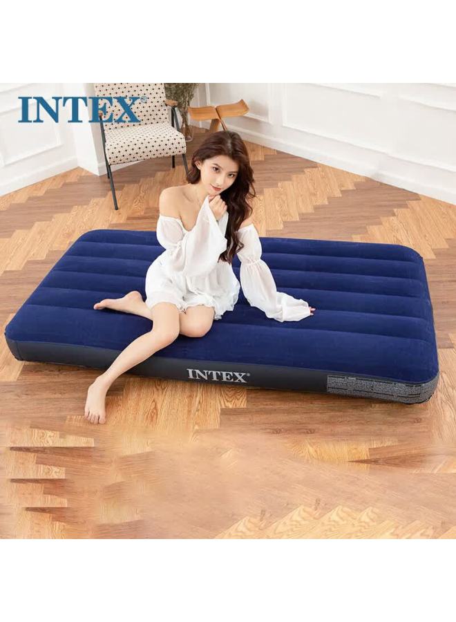 Intex Air Mattress, Inflatable Bed, Car Bed, Portable Nap Bed For Home Use, Thickened Outdoor Tent Mat, Folding Bed, 64757w
