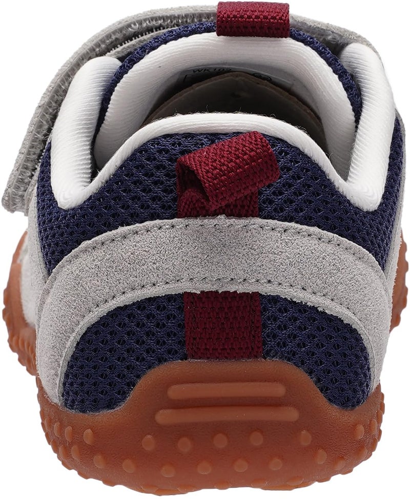 WHITIN Kids Barefoot Shoes Wide Toe Box Sneakers for Girls Boys Zero Drop Fashion Athletic Running Tennis Hiking Size 13 Little Kid Blue Gum 31 - Image 2