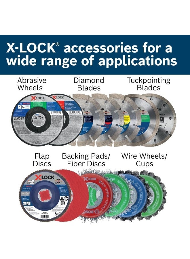 BOSCH Bosch CWX27M450 4-1/2 In. x .098 In. X-LOCK Arbor Type 27A (ISO 42) 30 Grit Metal Cutting and Grinding Abrasive Wheel  - Image 4