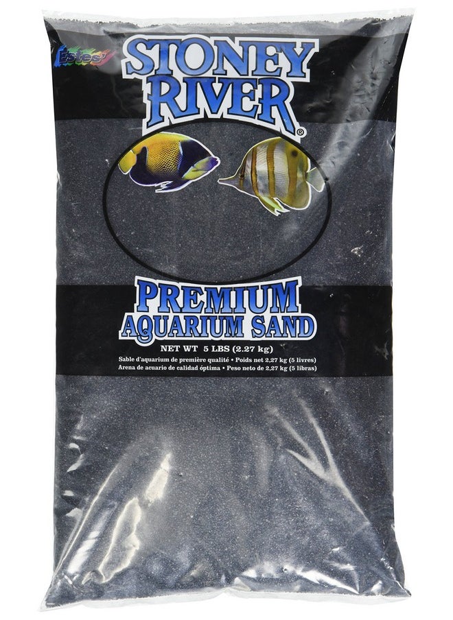 Estes Estes Gravel Products AES06606 Este Marine Sand Black for Aquarium, 5-Pound  - Image 1