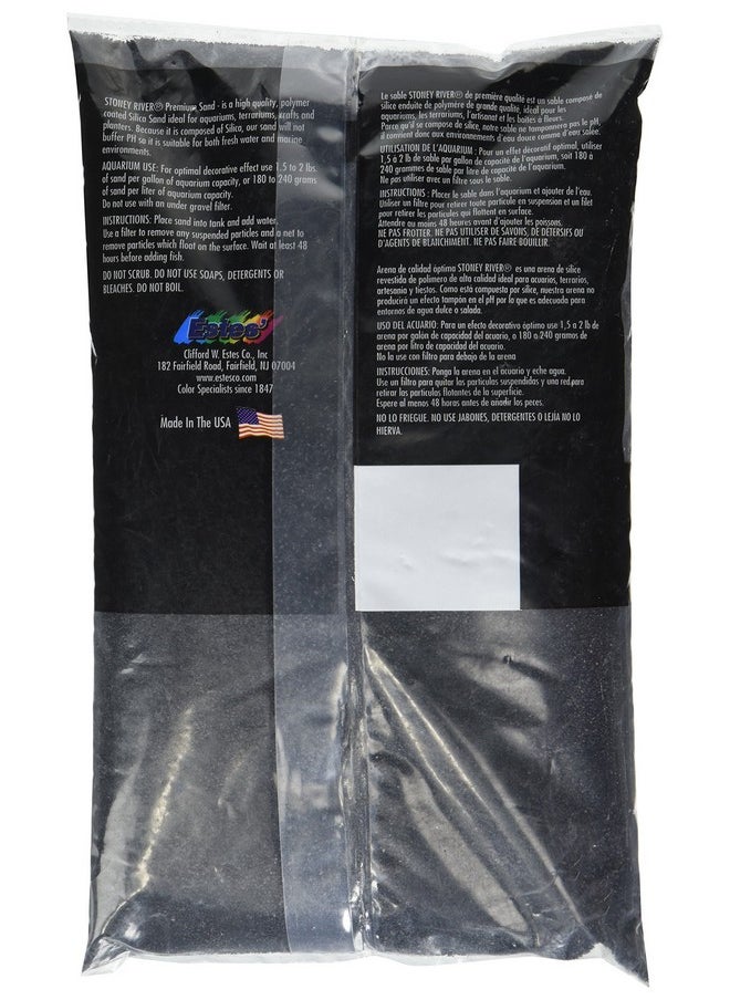 Estes Estes Gravel Products AES06606 Este Marine Sand Black for Aquarium, 5-Pound  - Image 2