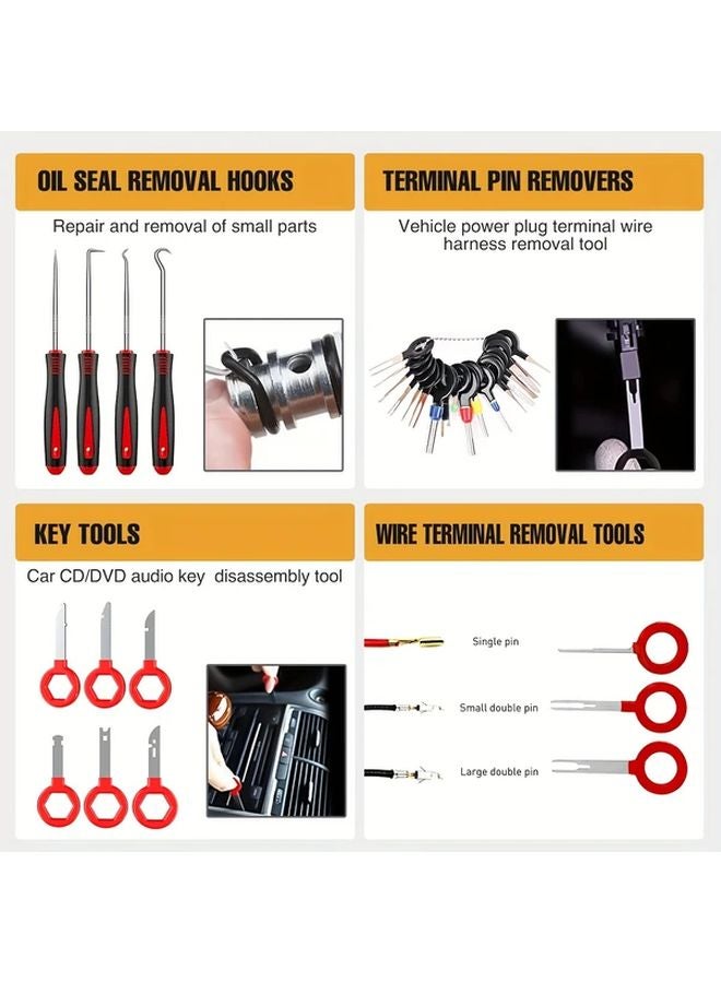 عدة أدوات مشبك تثبيت دبوس الأمان الآلي اللون أ للمثبتات والمحطات وألواح السيارات - Image 5