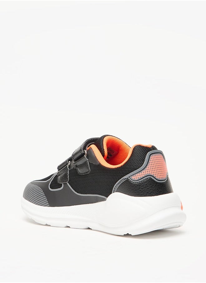 Kappa - Boy's Textured Sneakers with Hook and Loop Closure - Image 1