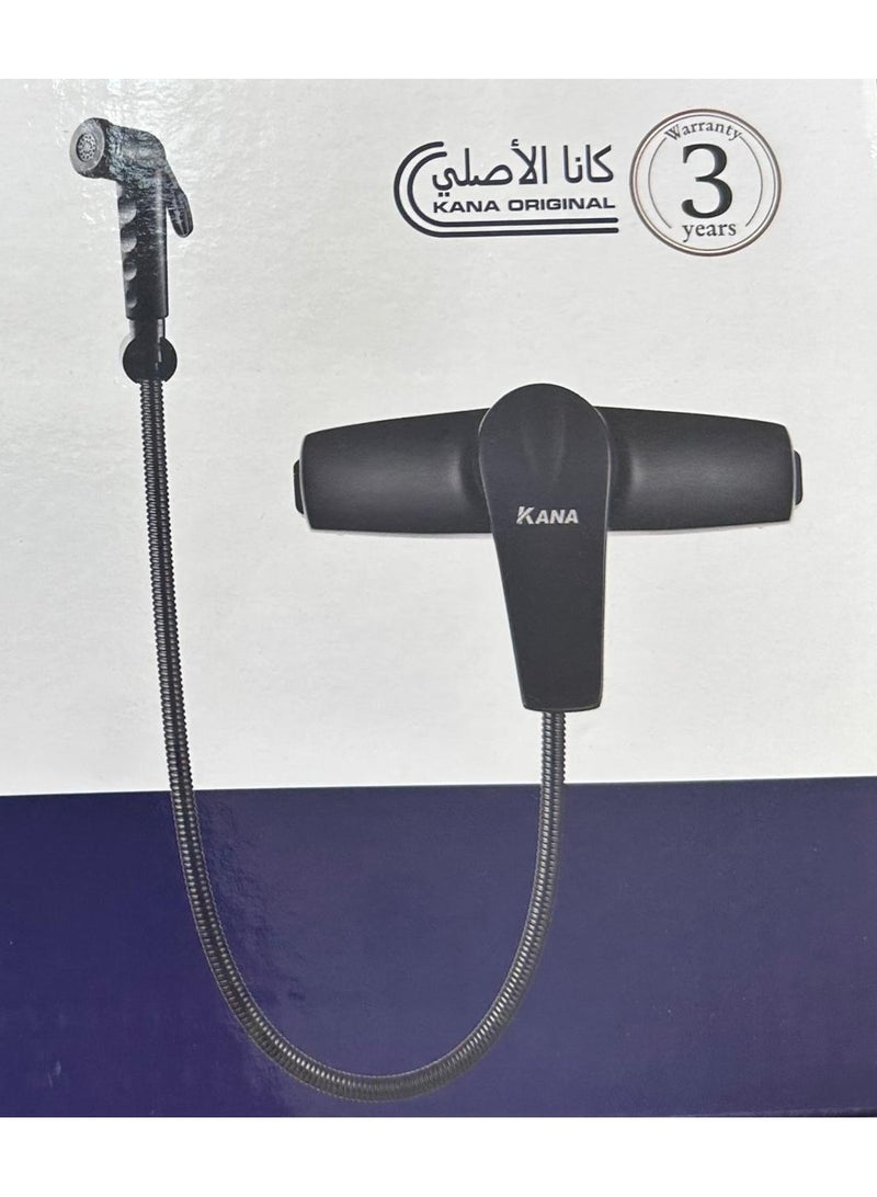 Black bidet mixer 62416 - Image 2