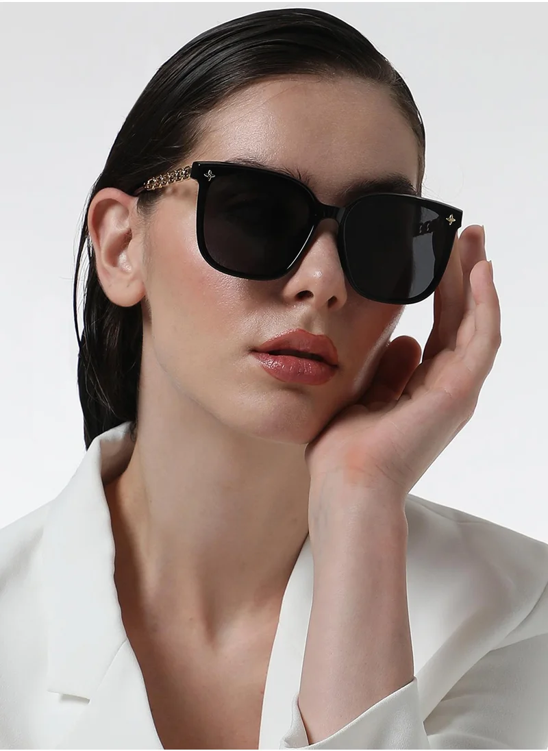 صوص هاوت The Chainlink Wayfarer Sunglasses - Onyx Black