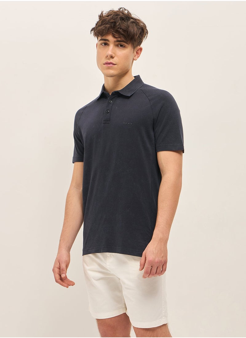 THE BEAR HOUSE Men’s Polo T-Shirt – Soft, Breathable Cotton, Classic Fit for All-Day Comfort, Stylish Casual Shirt for Summer, Everyday Wear & Outdoor Activities  - Image 1