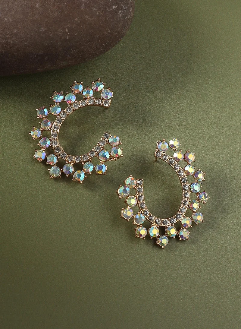 Sohi  Lustrous Luna Artificial Drop Earring Jewellery for Women | Best Price UAE