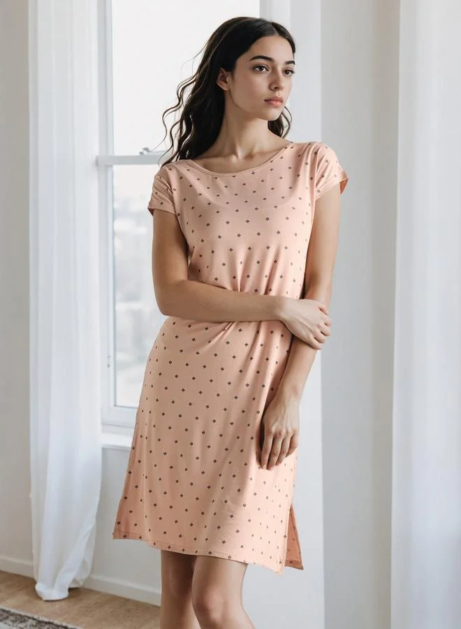 Splash FAV Printed Night Dress