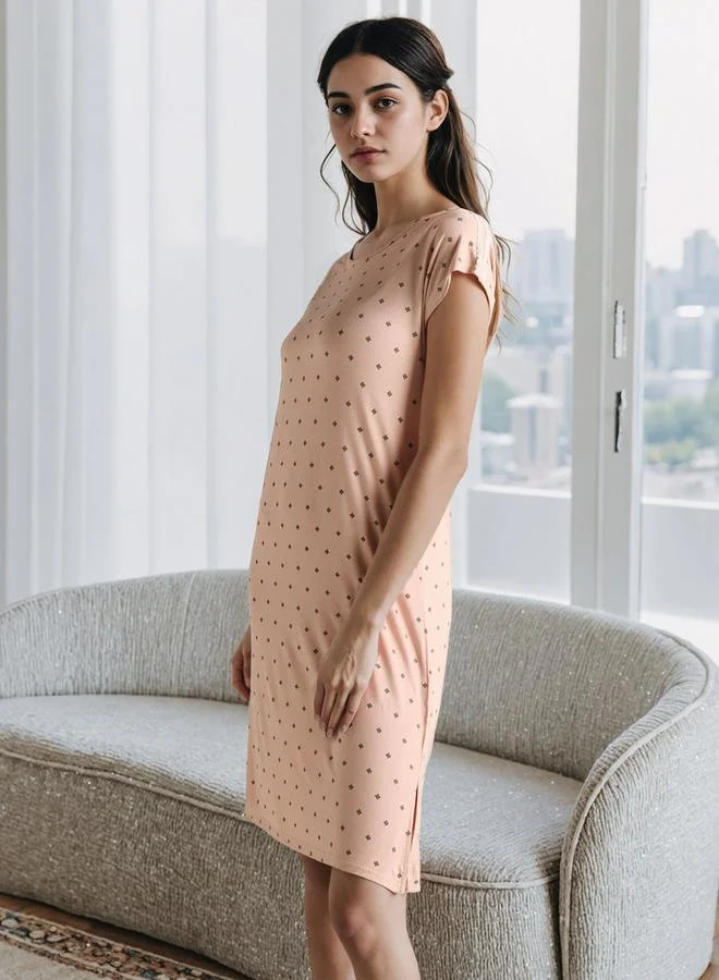 Splash FAV Printed Night Dress