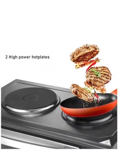 Generic 45L Electric Oven with Hot Plate – 1700W Fast Cooking Countertop Oven, Baking & Grilling – Elegant Design, Adjustable Thermostat, Easy-to-Clean – Perfect for Small Kitchens, Apartments  - Image 3