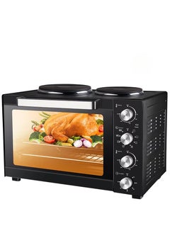 Generic 45L Electric Oven with Hot Plate – 1700W Fast Cooking Countertop Oven, Baking & Grilling – Elegant Design, Adjustable Thermostat, Easy-to-Clean – Perfect for Small Kitchens, Apartments  - Image 5