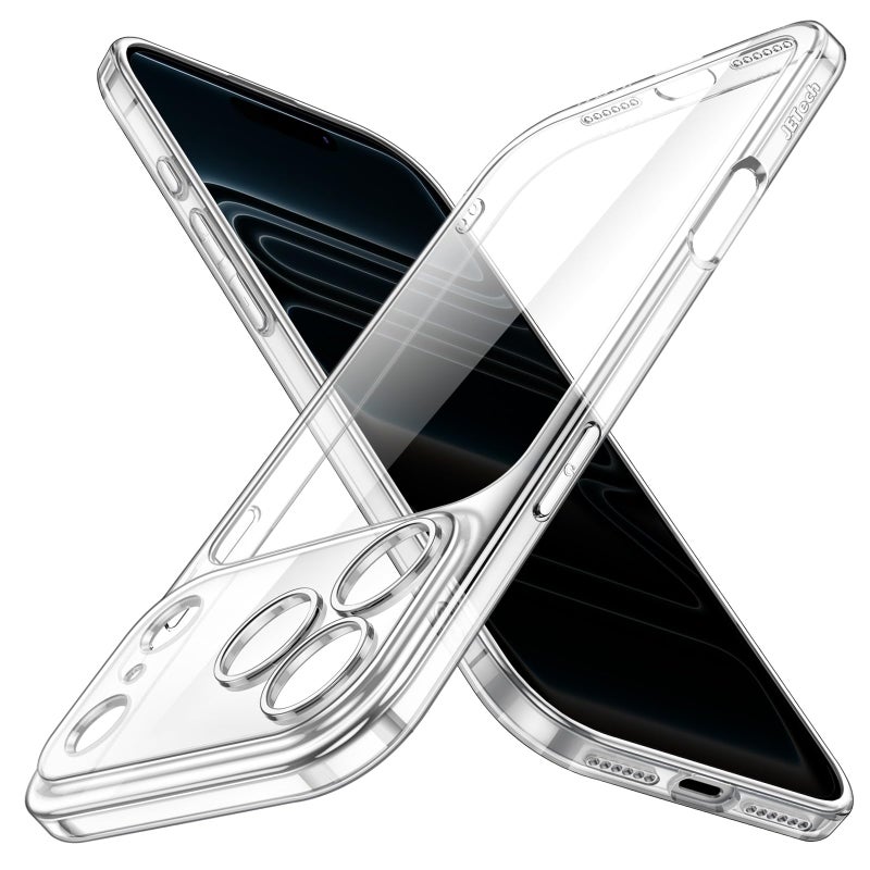 Jetech حافظة JETech الرفيعة لهاتف iPhone 17 Pro Max 69 بوصة مع عدسة الكاميرا حماية كاملة فائقة النحافة خفيفة الوزن شفافة تصميم بسيط لحماية الهاتف شفافة - Image 2