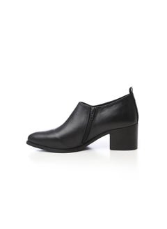 Leather Slip On Black heel pump Shoes - pzsku/ZBCFB3D44DC2739F078BFZ/45/_/1696973295/a9908698-c248-4856-8de4-f3cb4e2d20ca