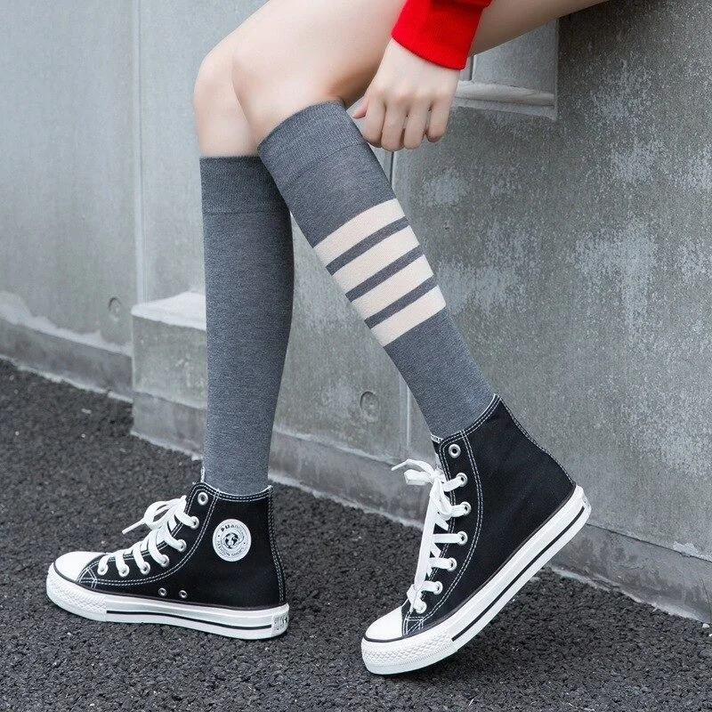 بي جي كي 4 Pairs Below Knee Style Adult Socks Cotton