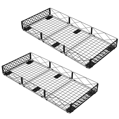 NADAMOO Large Under Bed Storage with Wheels, Low Profile Rolling Under Bed Storage Containers，Foldable Metal Under the Bed Organizer Bins for Bedroom，2 Packs - Image 1
