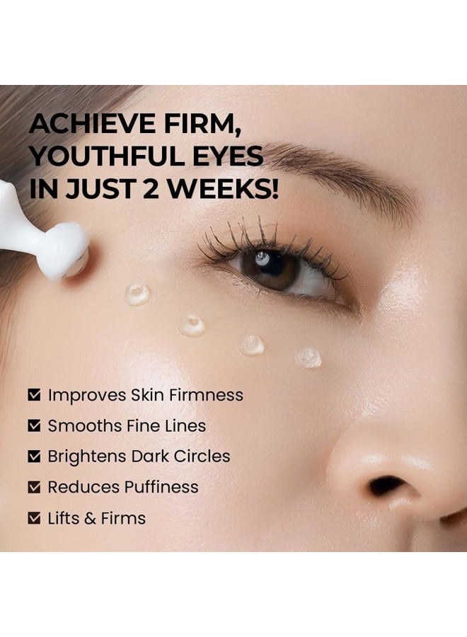 SKIN & LAB SKIN SCIENCE SOLUTION [SKIN&LAB] سيروم العين باكوشيول مع الكافيين، سيروم كوري تحت العين، للعناية بالتجاعيد ومكافحة الشيخوخة، نباتي، خالي من التجارب على الحيوانات (0.5 أونصة سائلة) - Image 2